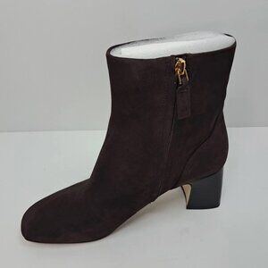 Cole Haan Gemma Dress Bootie Women's 8B Suede Ankle Boots Brown EY